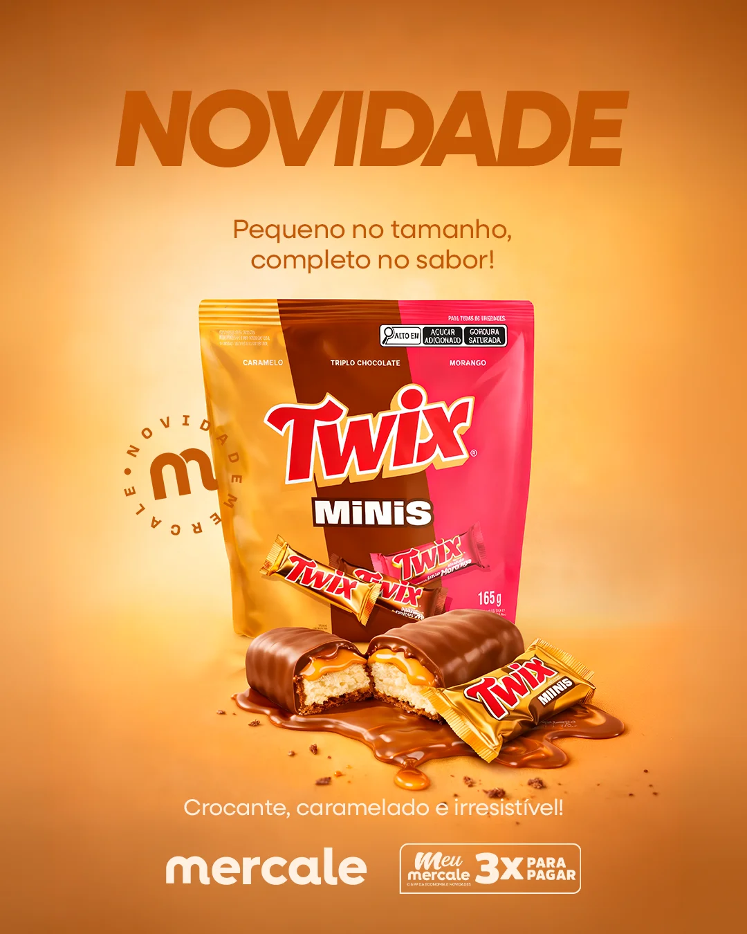 😋🍫 Pequeno no tamanho, gigante na tentação.