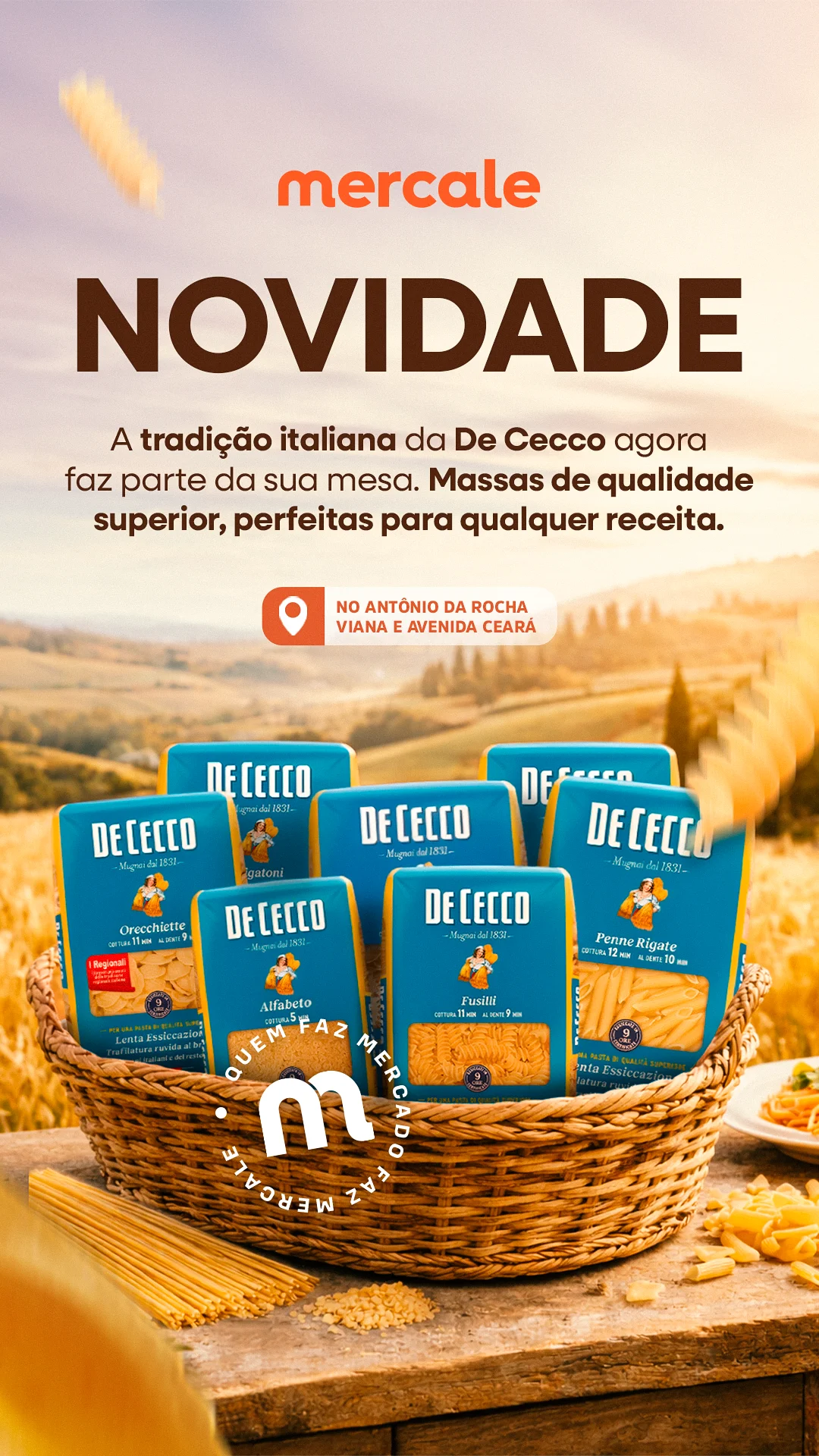 🌟 NOVIDADE NO MERCALE ARV E A.CEARÁ! 🍝