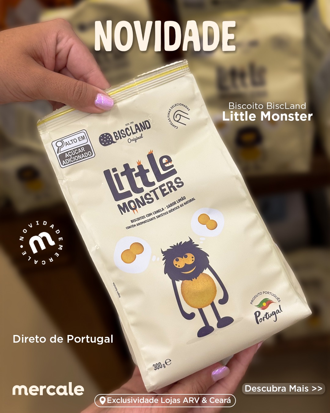 🍪✨ Novidade direto de Portugal!